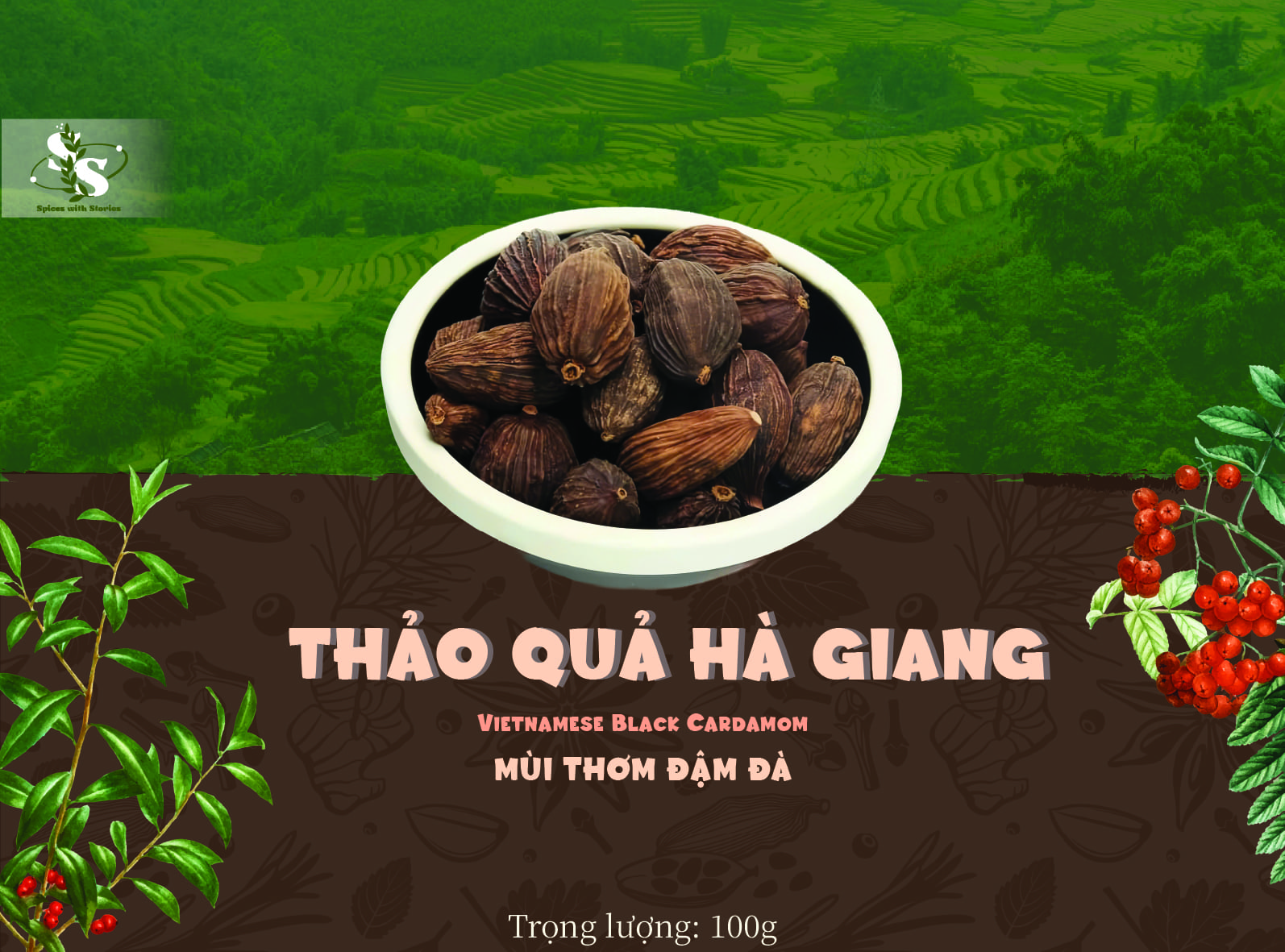 Thảo quả Hà Giang SwS - 100g